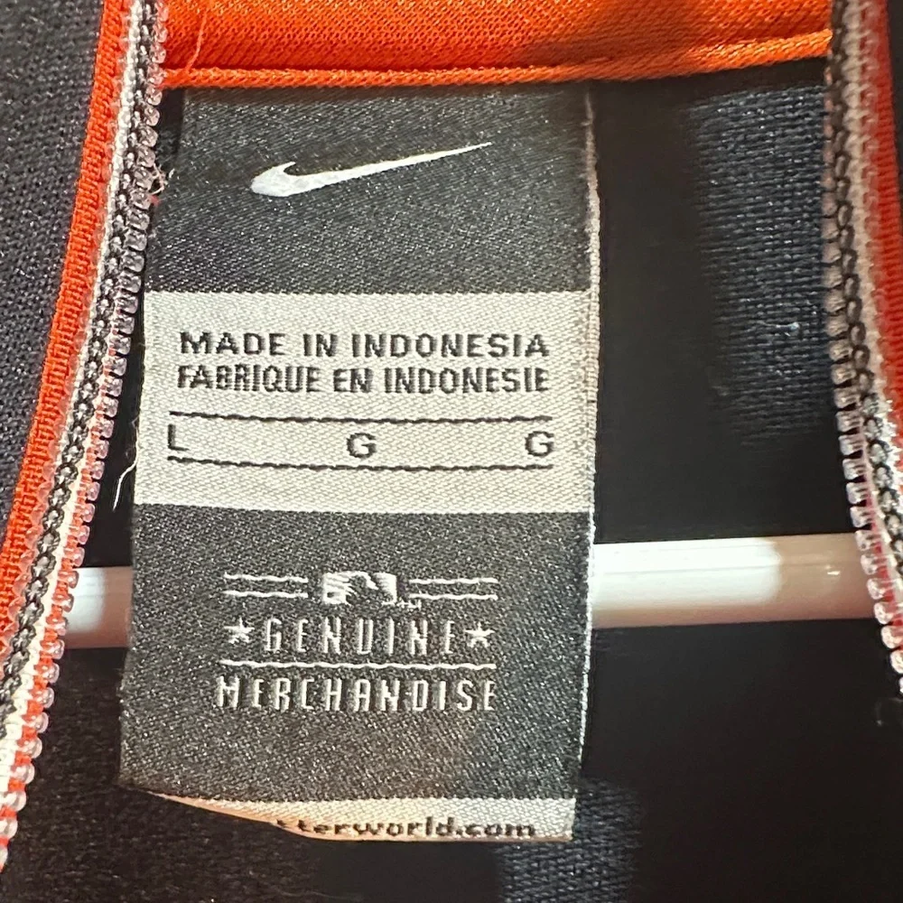 Nike Black and Orange Miami Jacket